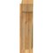Ekena Millwork Traditional Slat Rough Sawn Outlooker, Western Red Cedar, 8"W x 26"D x 30"H OUT08X26X30TRA06RWR - alternate 2